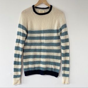 TROVATA Birds of Paradis Knit Stripe Sweater S
